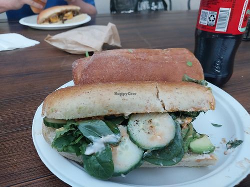 Vegan goddess at Earth Served  in Stockton
