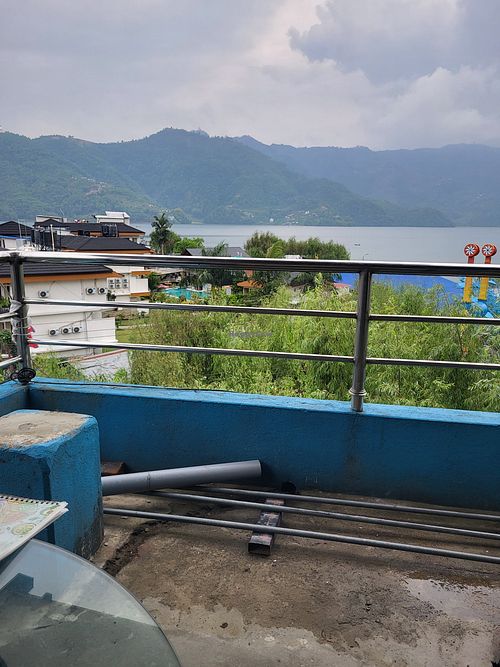 Vue d'en haut at Wall Street Cafe & Bar in Pokhara