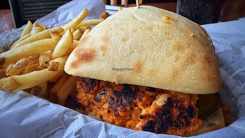 Vegan burger   at Hilo Burger Joint  in Hilo