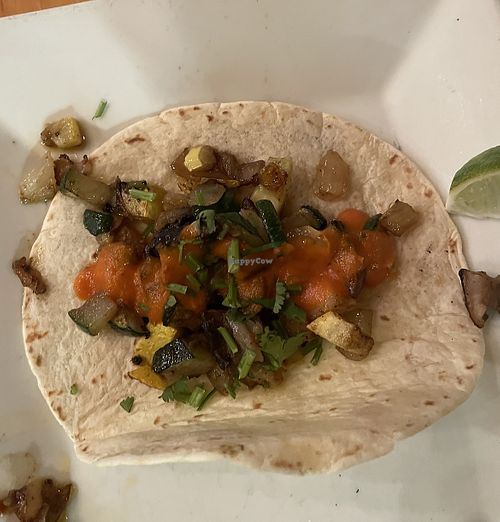 Veggie Tacos 🌮   at La Puerta Azul in Millbrook