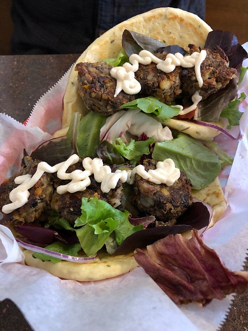Black & Tan pita at LUNCH Cafe and Eatery in Fairbanks