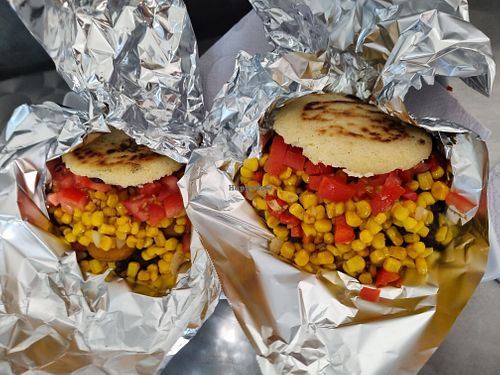 Arepa vegana   at Arepa Mía in Bogota