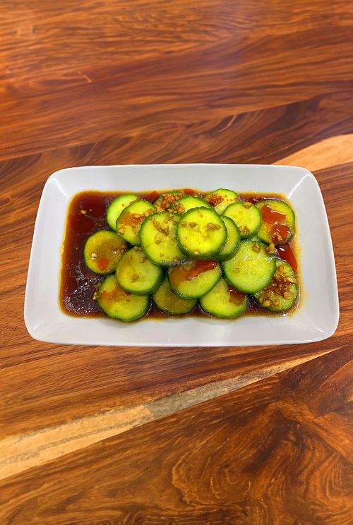Cold Cucumber Salad at Canto - Modern Cantonese Bistro in Puerto Vallarta