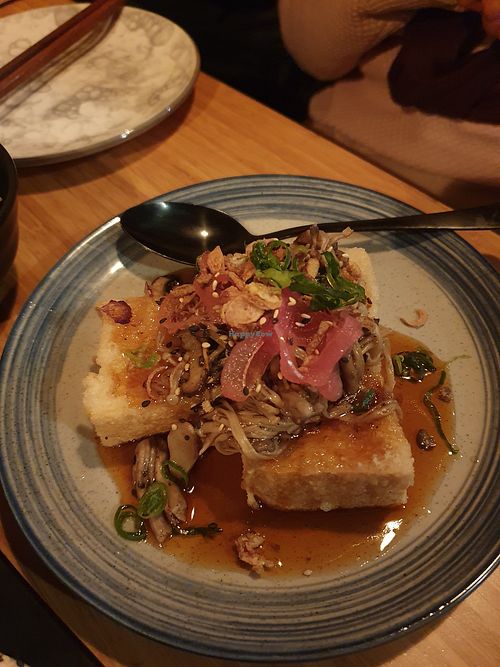 Crispy tofu at Roku Den in Torquay