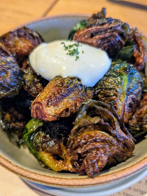 Brussel sprouts at Ippudo V in West Hollywood