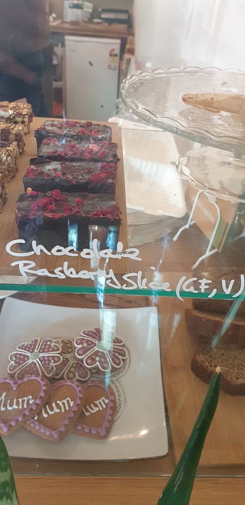 Choc slice gf & vegan at Pollen in Kyneton