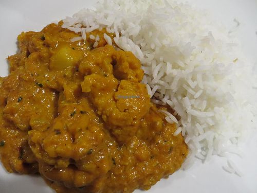 No. 702 Aloo Gobi Masala (potatoes and cauliflower with onions, tomatoes, garlic, and spices) at Welcome in Kleinblittersdorf