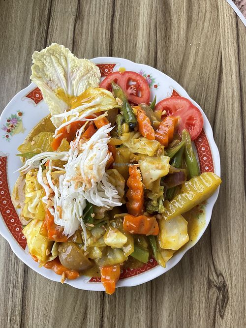 vegetable curry  at Bro Zone in Banaue