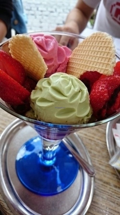 fruit bowl  at Eiscafe Benito in Wurzburg