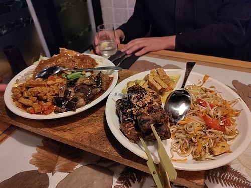 Vegan rijsttafel 2/2 at Toko Frederik in The Hague