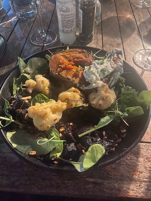 This is the vegan valley bowl. at Simon's Restaurant in Constantia