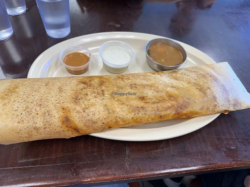 Ghuntur ghee karam dosa without ghee  at Dosabytes in Franklin Park