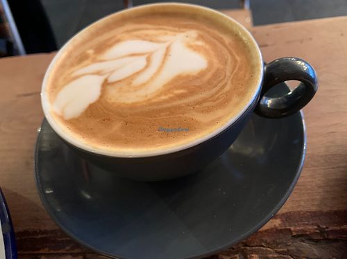 Coconut latte at Foodstory Cafe in Aberdeen