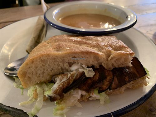 BLT & Soup at Foodstory Cafe in Aberdeen