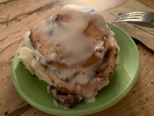 Cinnamon roll  at Foodstory Cafe in Aberdeen