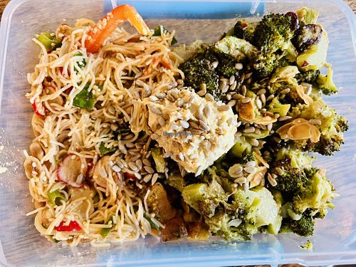 Takeaway salad box  at Foodstory Cafe in Aberdeen