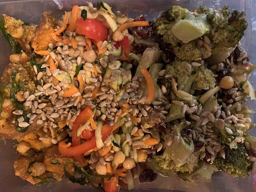 Takeaway salad box  at Foodstory Cafe in Aberdeen