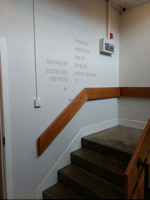 upstairs to the shop at Foodstory Cafe in Aberdeen