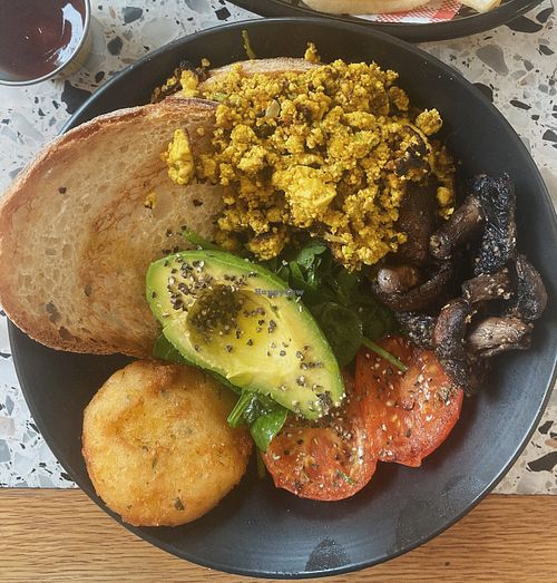 Vegan breakfast   at Panenka in Abbotsford