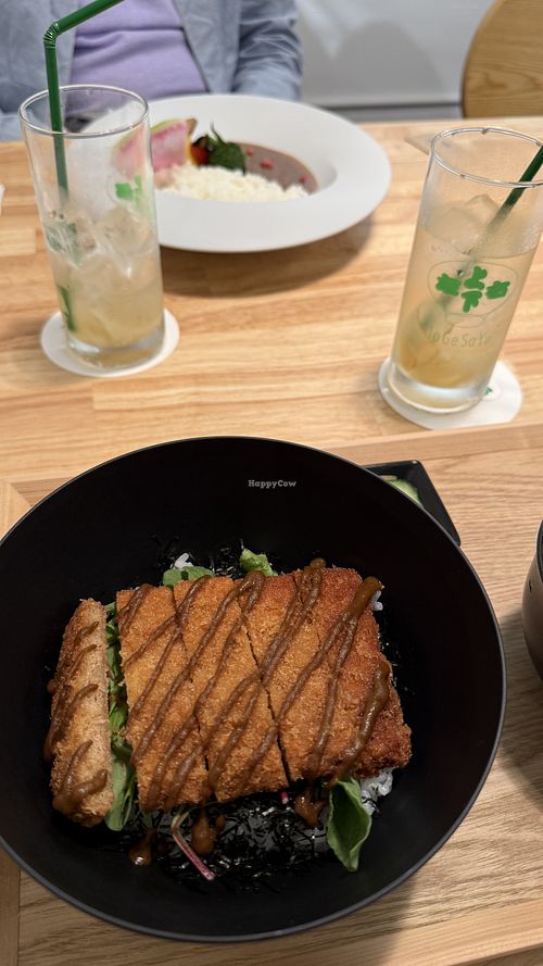 Vegan Katsu Bowl. So delicious!  at JoGeSaYu in Hiroshima