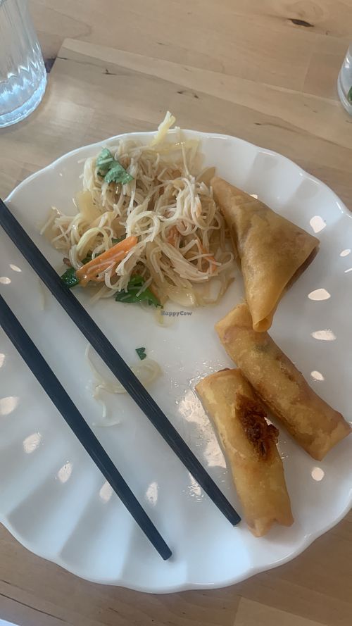 also the salad bar was fully vegan😄 at Bistro DinDín in Tampere