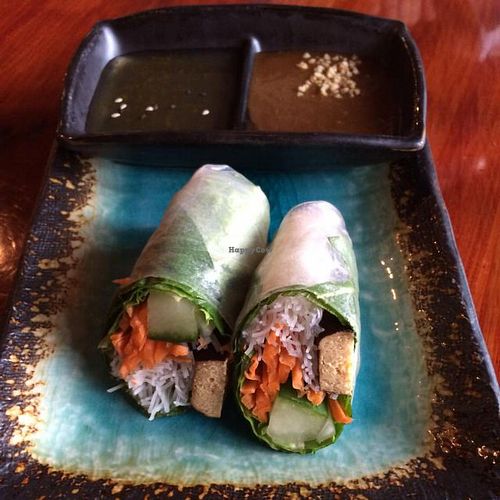 Vietnamese summer rolls with tofu at Palm Sugar in West Palm Beach