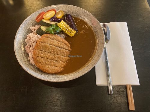 Vegan curry dish at KEI in New York City