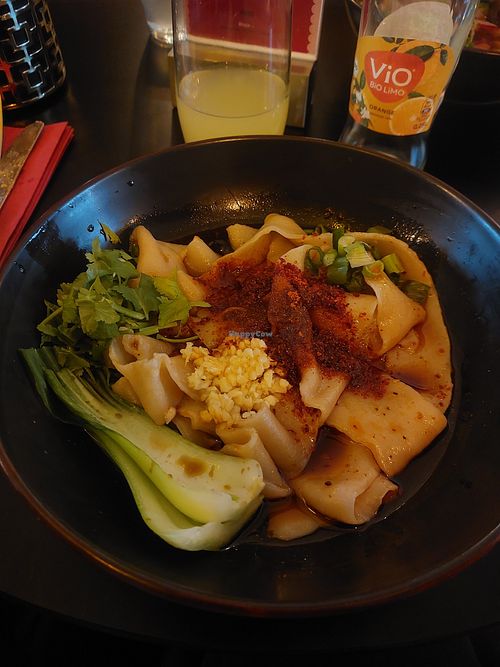 Naked noodles Asian Spicy at AM-SU Handpulled Noodles in Frankfurt