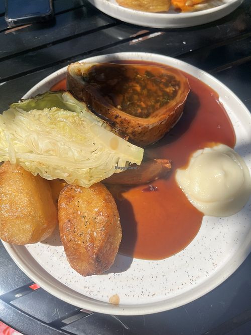 Vegan Sunday roastt  at Hove Place in Hove