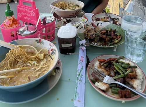 Khao Soi curry & Pad Prik King  at Mae Sai Thai Food  in Temecula