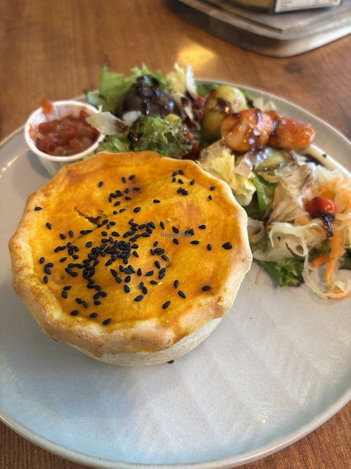 Cauliflower curry pie   at Atelier in Berwick-upon-tweed