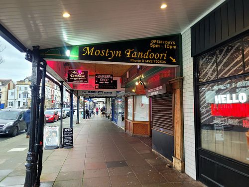 Mostyn Tandoori Outside. at Mostyn Tandoori  in Llandudno