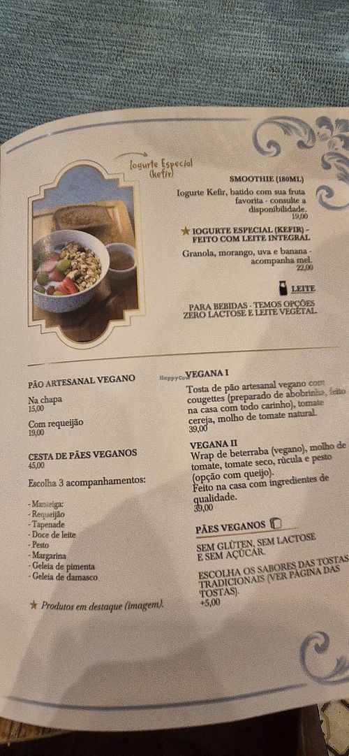 opções veganas at Provence Cafés Especiais in Sao Paulo
