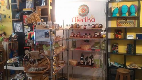 Products in the store at Nierika Artesanal in Tijuana