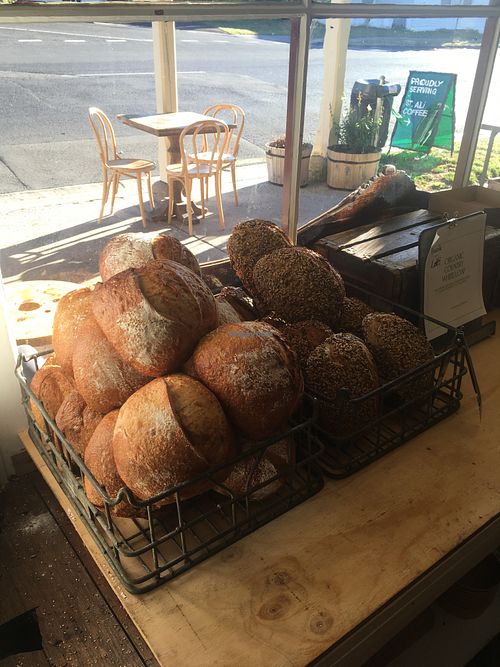 Gourmet bread + outdoor dining   at Frank & Lotti  in Deloraine