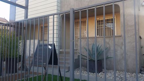 outside at Terra Viva Organica in Tijuana