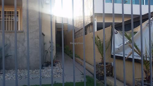 outside at Terra Viva Organica in Tijuana