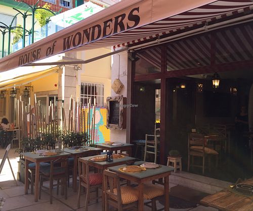 Downstairs restaurant at House of Wonders in Cascais