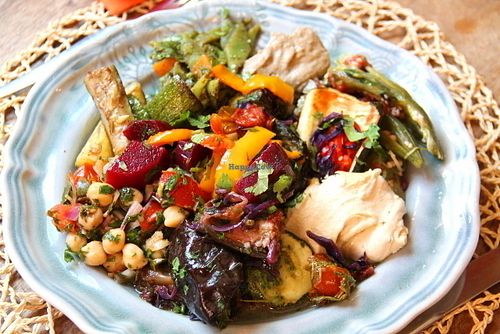 Food from buffet.  at House of Wonders in Cascais