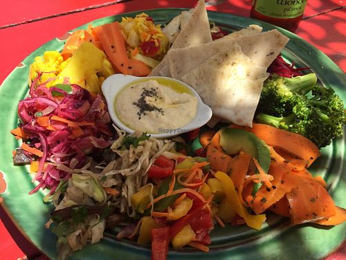 One of the mixed salad plates  at House of Wonders in Cascais