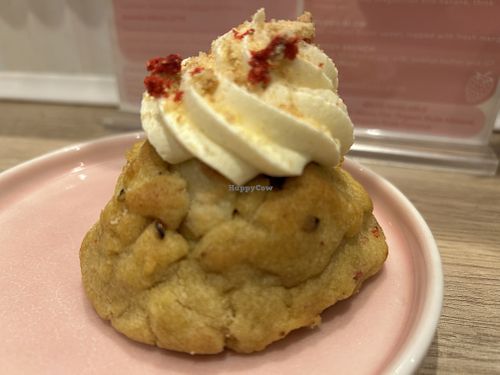 Strawberry shortcake cookie  at Sunday Coffee & Kitchen in Newcastle Upon Tyne