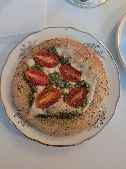 Tomato pesto brioche at Vegalicious Pastry in Helsinki