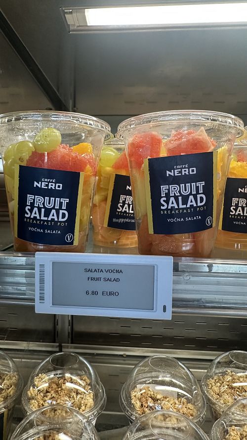 Fruit saladd  at ZAG - Caffe Nero - T1 1 in Zagreb