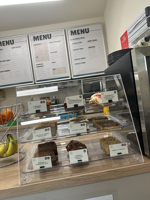  All the cakes are vegan! at The Snug Stay and Play Cafe  in Cheadle