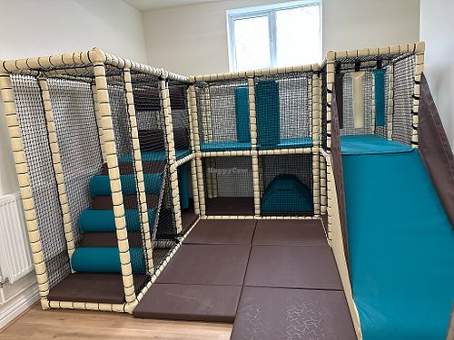 Soft play area to keep the kids safe and amused whilst you drink your coffee at The Snug Stay and Play Cafe  in Cheadle