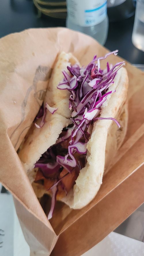 Falafel under all the veggies at Daddy Cool in Split