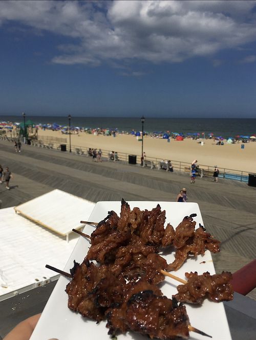 Seitan skewers  at Watermark Asbury Park in Asbury Park