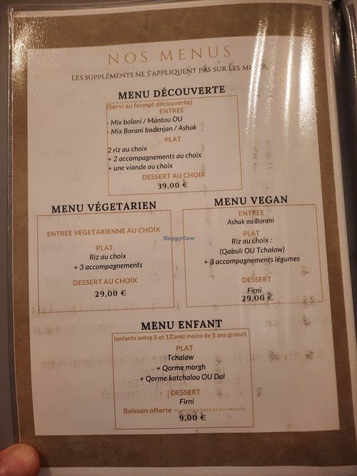  at La Table Afghane Strasbourg in Strasbourg