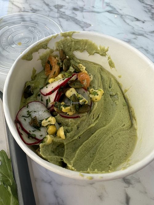 Avocado hummus   at Flower Child in Lakewood Ranch