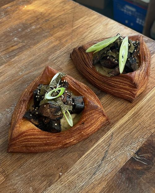 Vegan savoury pastry at HAVN Bakery in Stirling